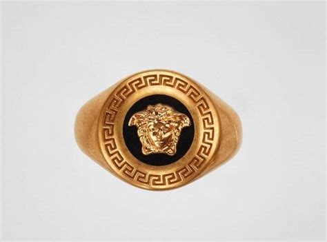 bague versace homme or 18k|Bijoux de Luxe Homme .